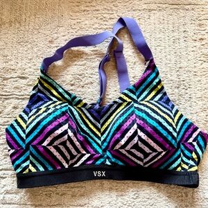 Victoria's Secret Vibrant Geometric Sports Bra